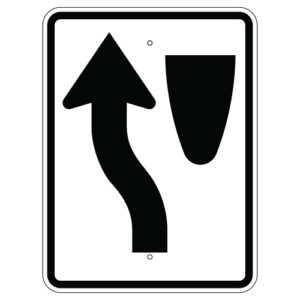 Keep Left Symbol Sign