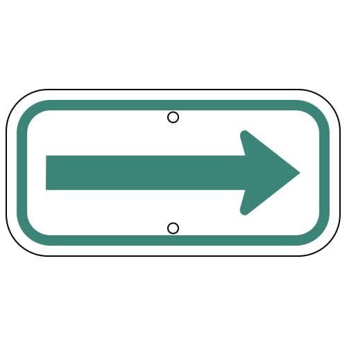 Arrow Sign, Green
