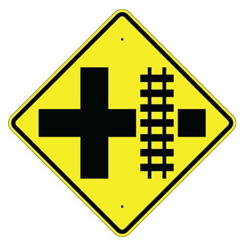 Railroad Crossing, Crossroad Sign