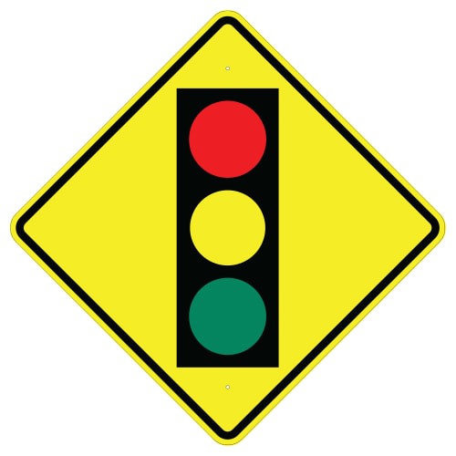 Signal Ahead Symbol Sign