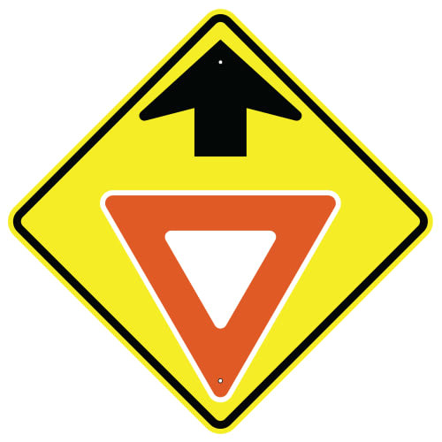 Yield Ahead Symbol Sign